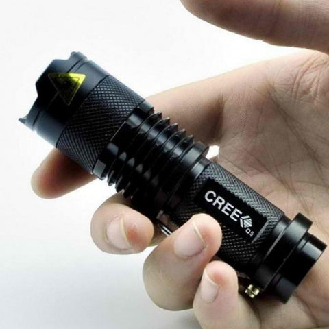 Mini Black Waterproof LED Flashlight