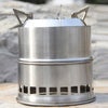 Solidified Lightweight Alcohol Wood Stove