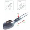 Portable Outdoor Stainless Steel Silver Tools