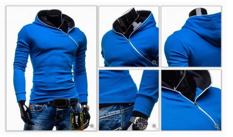 Fitness Side Zip Up Hooded Jacket
